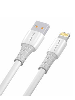 CABO USB - LIGHTNING 2M - 120W - XC-CD-141 - BRANCO - UN - X-CELL