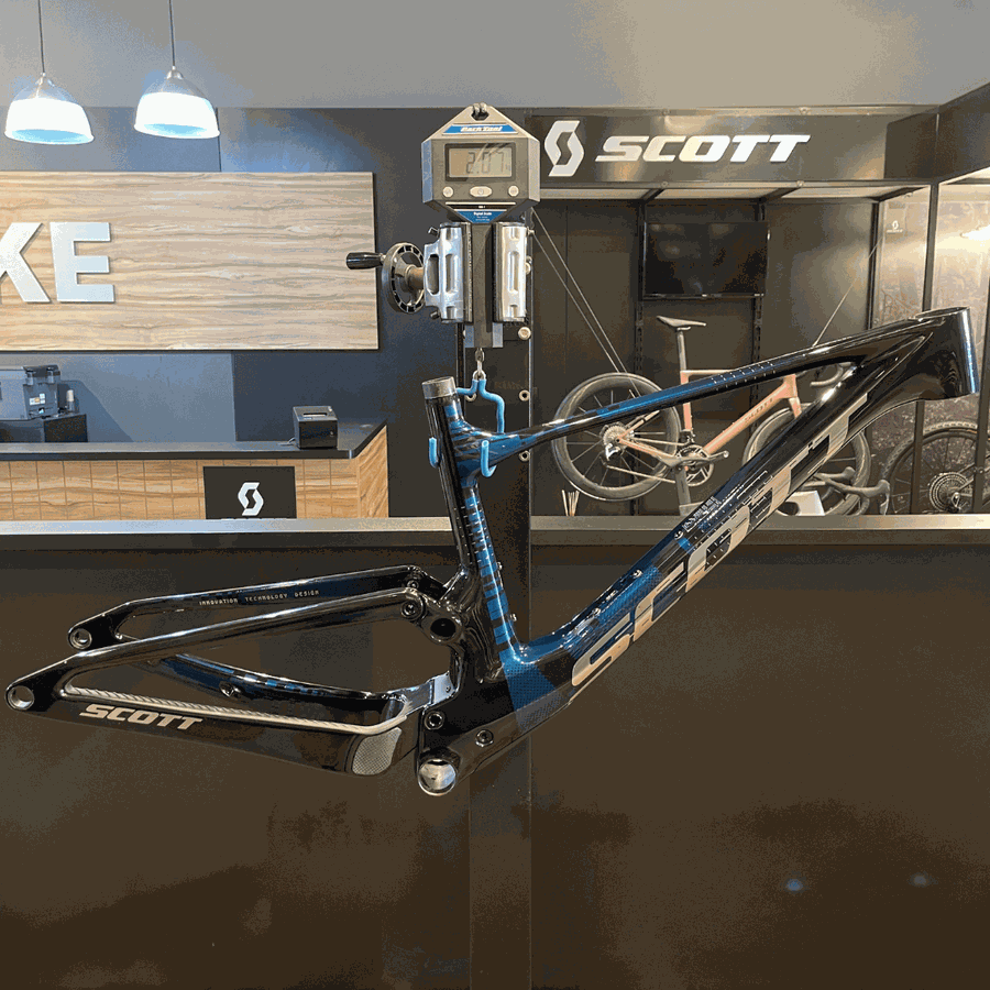Quadro SCOTT Spark RC team em Carbono azul pixel