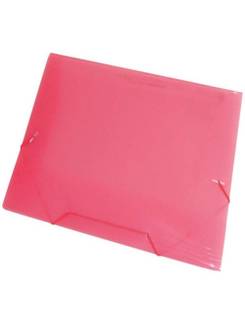 PASTA ELASTICO PLASTICA 2CM OFICIO - 1022 - VERMELHO - PCT 10 - ACP