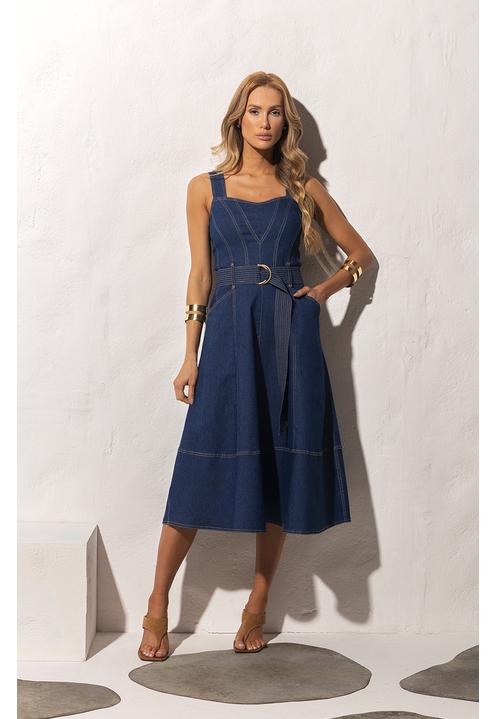Vestido Sylvie Blue Denim