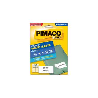 ETIQUETA INKJET/LASER A5 12FL A5Q-3465 - 34X65 - UN - PIMACO