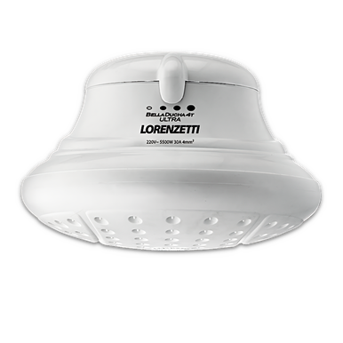 CHUVEIRO ELÉTRICO BELLA DUCHA 4 TEMPERARURAS LORENZETTI 127 V 5500 W