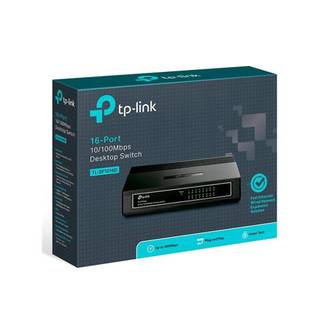 SWITCH 16 PORTAS - 10/100 MBPS TL-SF1016D - PRETO - UN - TP-LINK