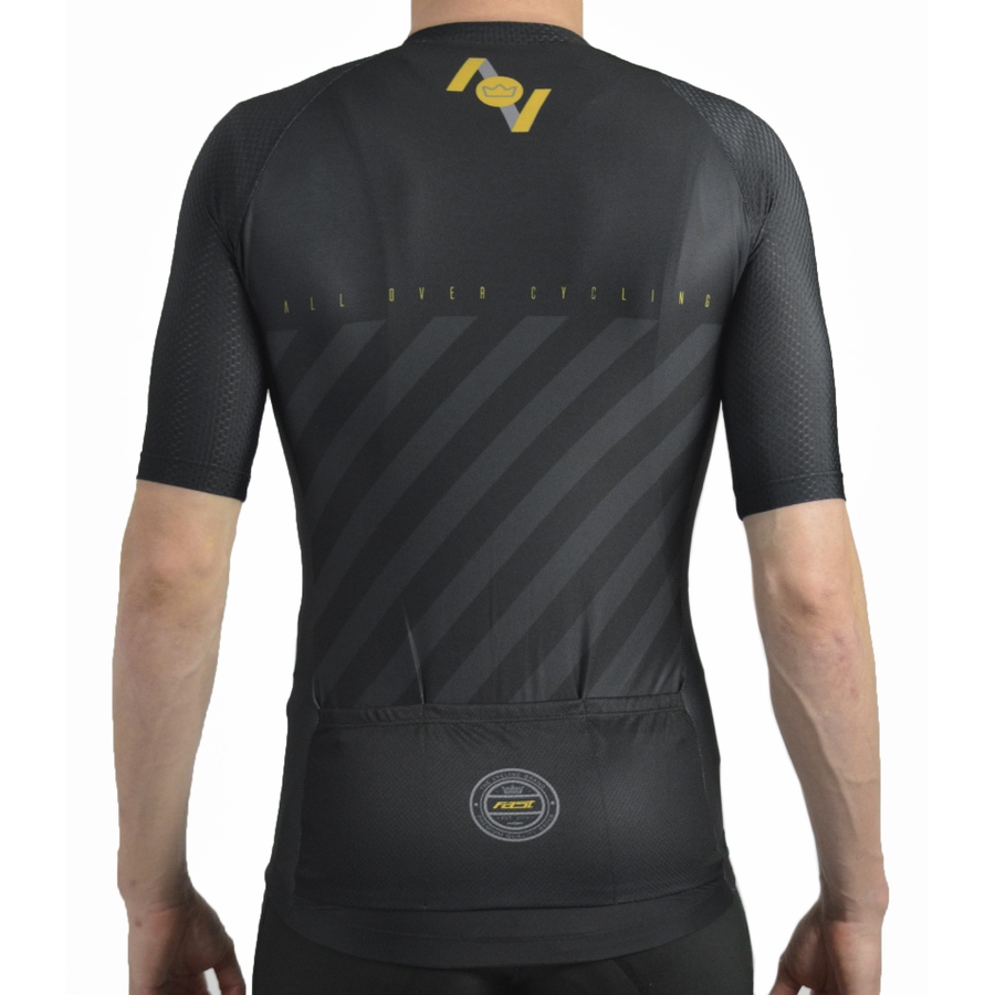 Camisa All Over Masculina Coleção King Preta e Dourada