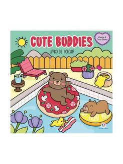 LIVRO DE COLORIR CUTE BUDDIES - UN - CIRANDA CULTURAL