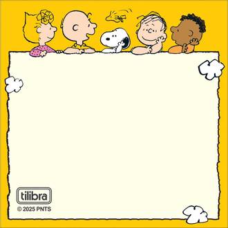 BLOCO TILEMBRETE SNOOPY 76X76MM - 50FL - UN - TILIBRA