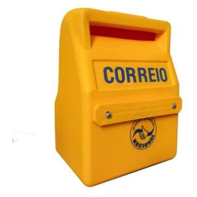 CAIXA CORREIO NACIONAL 26x19x15 AMARELA