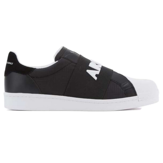 TÊNIS MASCULINO COM DETALHES CONTRASTANTES PRETO ARMANI EXCHANGE