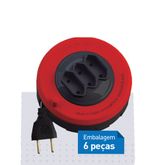 EXTENSAO DANEVA POP SPIN PL 2P NBR 5m 0,75mm