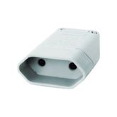 PINO FEMEA PERLEX 2P 10A ABNT CINZA 1042