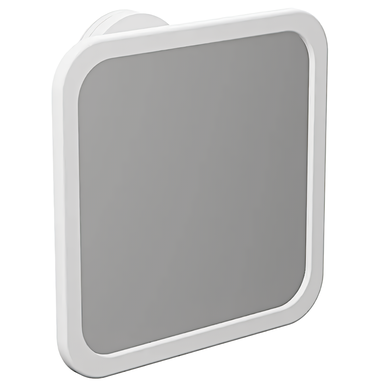 ESPELHEIRA COM ADESIVO ASTRA BRANCA