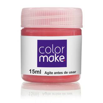 TINTA LIQUIDA 15ML  - VERMELHO - CX 12 - COLOR MAKE