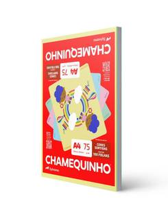 PAPEL CHAMEQUINHO  75G 100FLS - 4 CORES - A4 - UN - CHAMEX