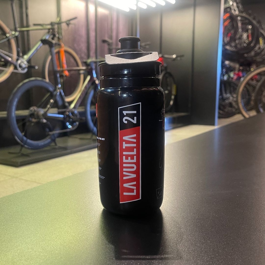 Garrafa Elite Fly La Vuelta 550ml Preta