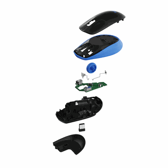 MOUSE S/FIO USB M190 910-005903 - AZUL - UN - LOGITECH