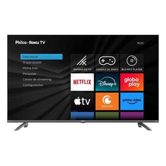 SMART TV LED 50 HD ROKU PTV50G3ERSGB - PRETO - UN - PHILCO