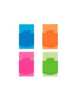 BORRACHA PLASTICA NEON 4680 - CX 24 - LEO E LEO
