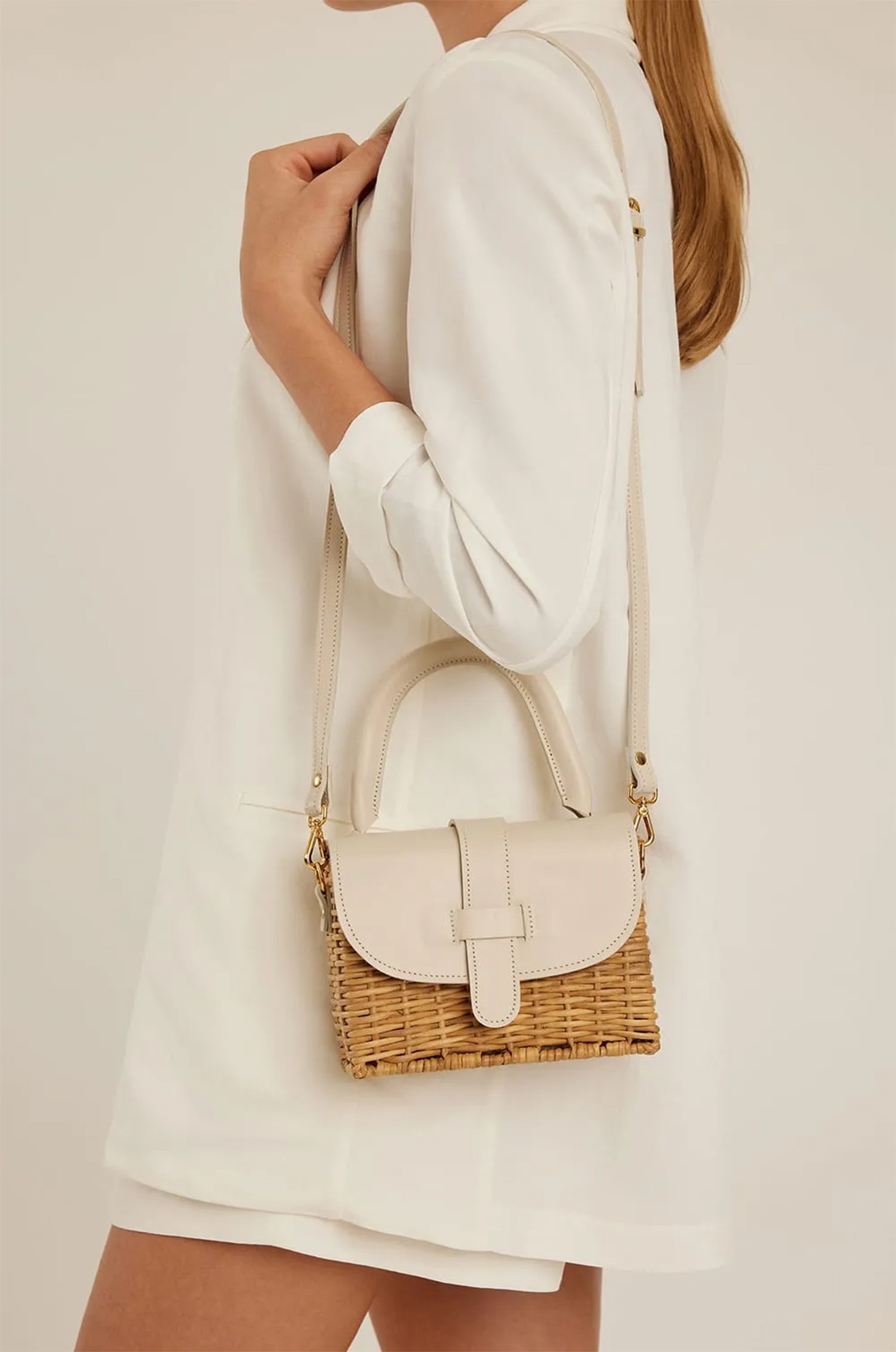 Bolsa mini vime off white