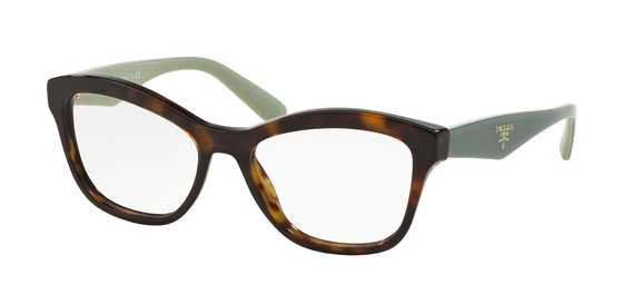 Armação de Óculos PR 29RV 2AU1O154 Prada: Sofisticação e Estilo Cat-Eye