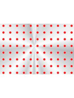 SACO TRANSPARENTE POA VERMELHO C/50 - 11x20 - UN - GALA