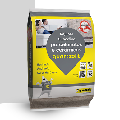 REJUNTE PORCELANATOS QUARTZOLIT CINZA PLATINA 1.0KG