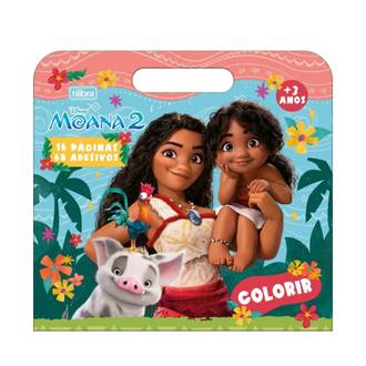 ALBUM COLORIR MALETA MOANA - 357766 - UN - TILIBRA
