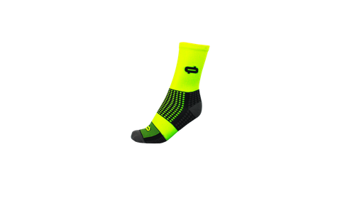 MEIA TEO PERFORMANCE AMARELO NEON 39/43
