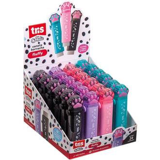 CANETA BORRACHA RETRATIL HOLIC FLUFFY - 902481 - CX 24 - TRIS