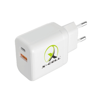 CARREGADOR TOMADA USB TURBO 40W - XC-UR98 - BRANCO - UN - X-CELL