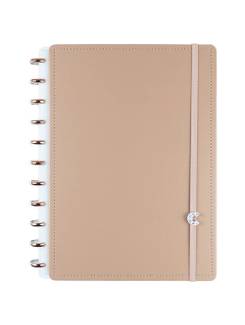 CADERNO INTELIGENTE A5 CIA52361 - CAPPUCCINO - UN - CADERNO INTELIGENTE