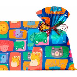 SACO PARA PRESENTE C/50 INFANTIL SORTIDO - 25x37 - UN - CROMUS