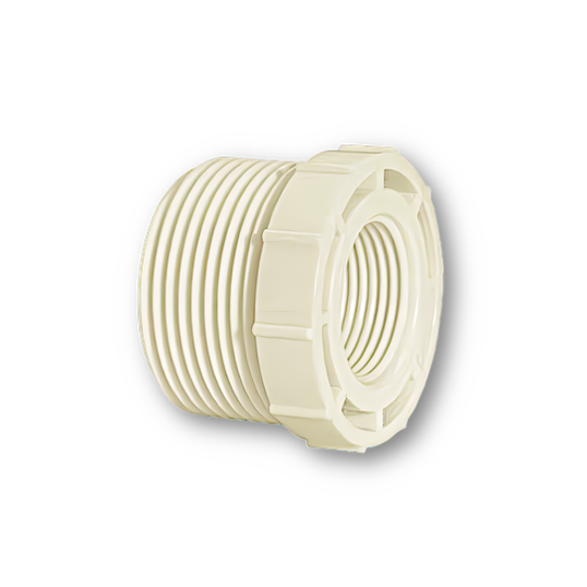 BUCHA DE REDUÇÃO PVC ROSCÁVEL AMANCO 1 1/2X1 1/4