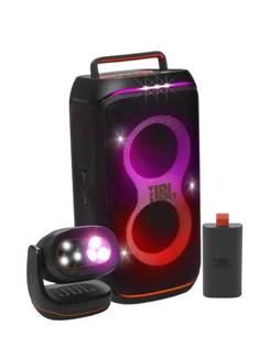 CAIXA DE SOM CLUB120 (9754) + BATERIA 200 + PARTYLIGTH BEAM - PRETO - UN - JBL