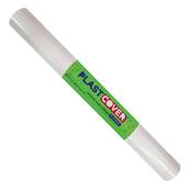 FILME AUTOADESIVO 45CMX2M 50 MICRAS - E1002 - TRANSPARENTE - UN - PLASTCOVER