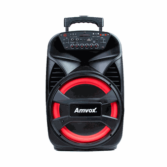 CAIXA DE SOM BT 480W PORTATIL - ACA 480 - PRETO - UN - AMVOX