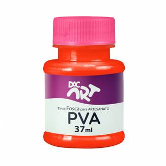 TINTA PVA FOSCA 37ML  - VERMELHO VIVO - CX 12 - DAC