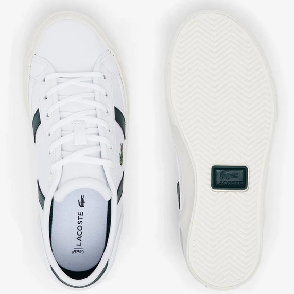 TÊNIS MASCULINO SIDELINE PRO EM MATERIAL SINTÉTICO BRANCO LACOSTE