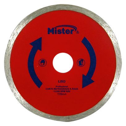 DISCO DIAMANTADO MISTER 110mm LISO