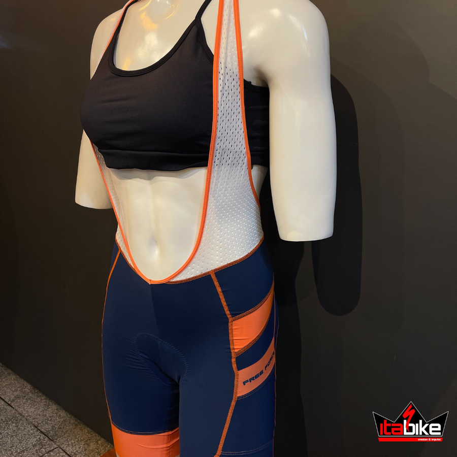 Bretelle Free Force Coleção Stage Feminino Azul Marinho e Laranja