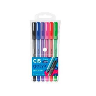 CANETA GEL GELYX  FASHION C/6 0.5MM - 57115 - UN - CIS