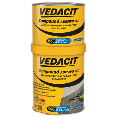 VEDACIT COMPOUND ADESIVO TIX 1.0L