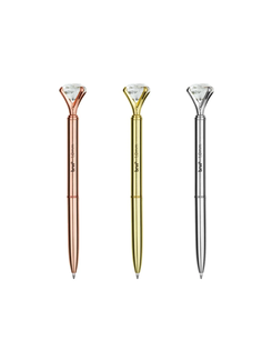 CANETA ESFER METALICA DIAMOND 1.0 MM - CA0711 - UN - BRW