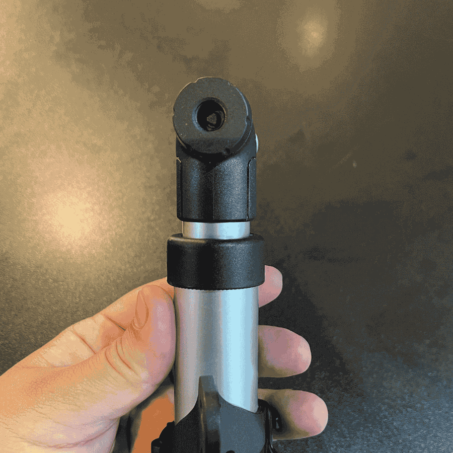 Mine Bomba De Ar CrankBrothers Gem S MTB e Speed Prata Fosca