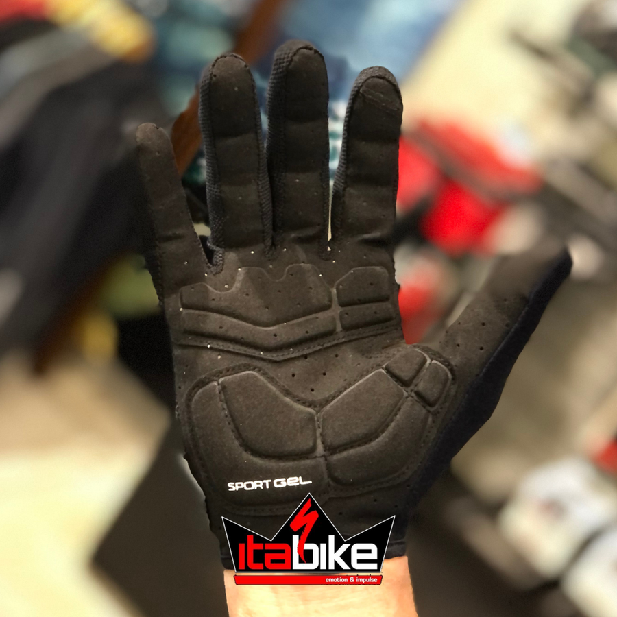 Luva Specialized Dedo Longo BG Sport Gel Masculina Preta