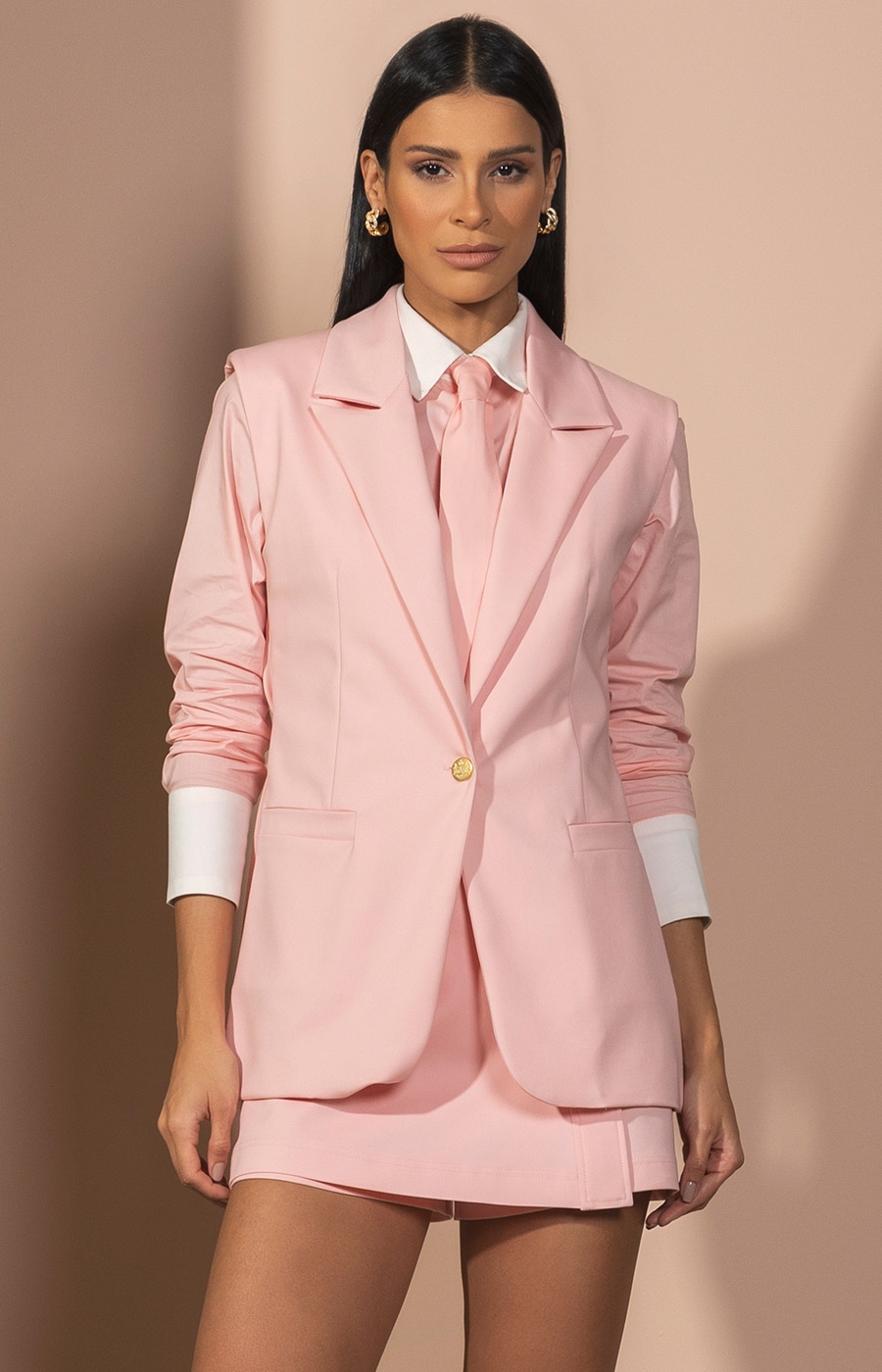 Camisa Mila Powder Pink