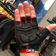 Luva Specialized Dedo Curto Dual Gel Masculina Vermelha - 2
