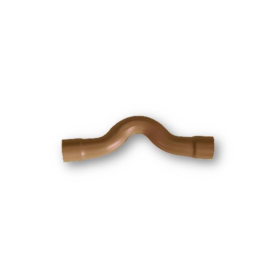 CURVA DE PVC SOLDÁVEL DE TRANSPOSIÇÃO AMANCO 25 MM