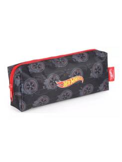 ESTOJO ESCOLAR SIMPLES HOT WHEELS - EI41474HW - PRETO - UN - LUXCEL
