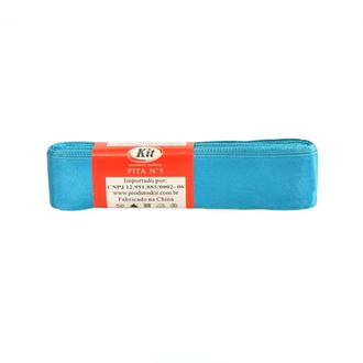 FITA CETIM Nº 5 22MMX10M  - TURQUESA - UN - KIT