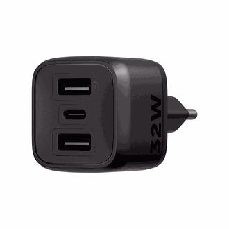 CARREGADOR TOMADA 3 USB EC12 POWER 32W - PRETO - UN - INTELBRAS